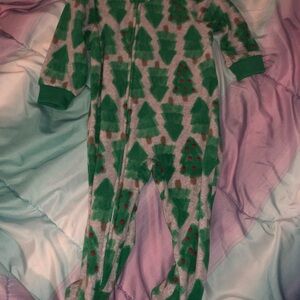 Carter's Green Tree Print Kids Footie